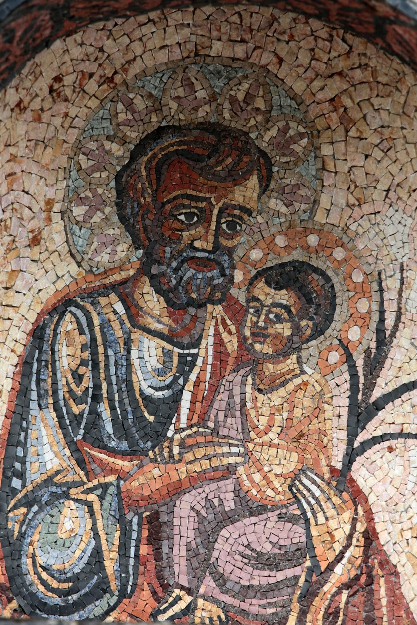 Sint Jozef en Jezus, Cotignac, Frankrijk door Unbekannt