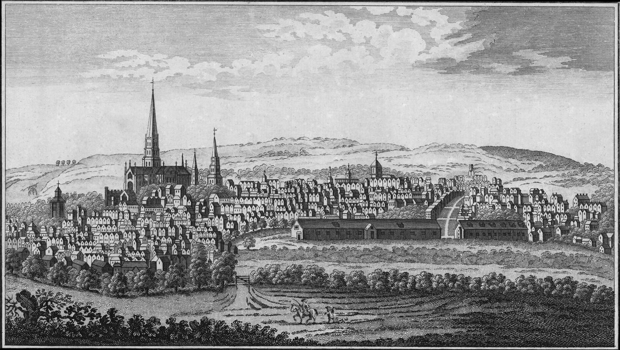 Salisbury, Wiltshire, midden-late 18e eeuw door Unbekannt