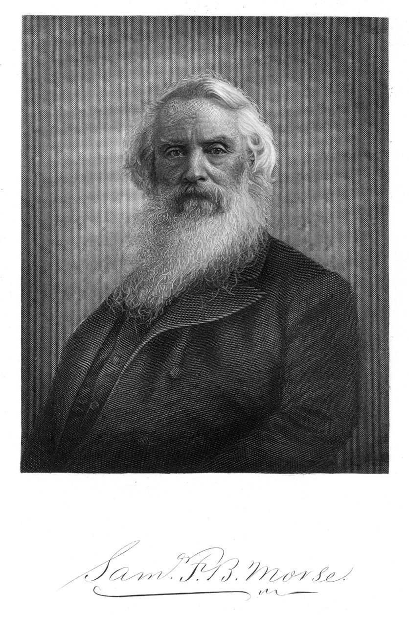 Samuel Finley Breese Morse, Amerikaanse kunstenaar en uitvinder, 1896 door Unbekannt