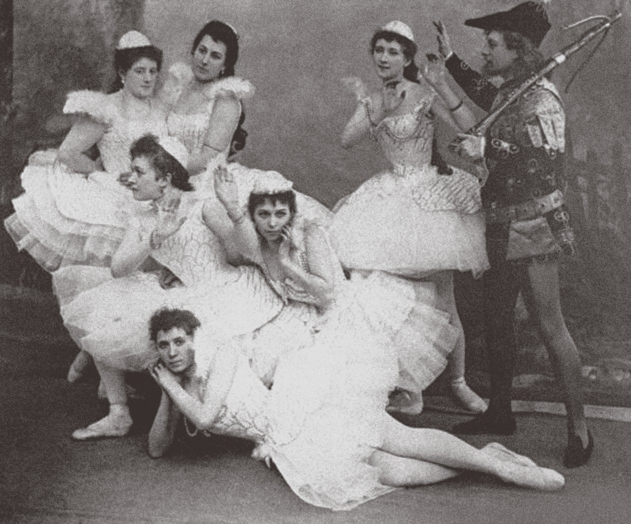 Scène uit het ballet Het Zwanenmeer, Mariinsky Theater door Unbekannt