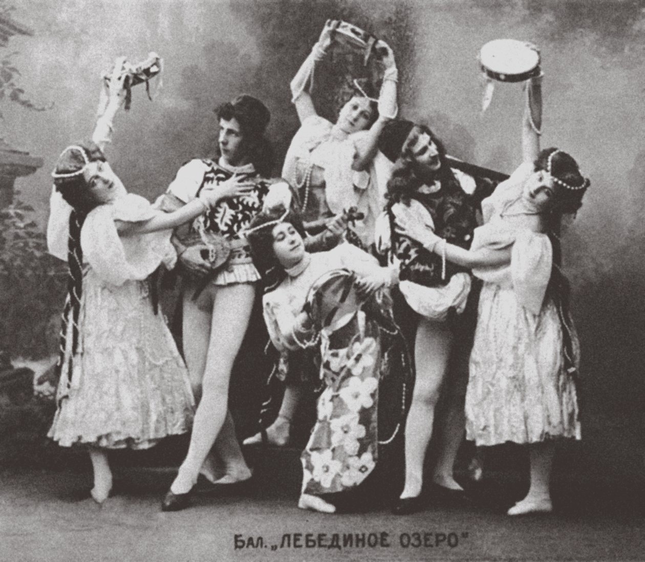 Scène uit het ballet Zwanenmeer, Mariinsky Theater, 1895 door Unbekannt