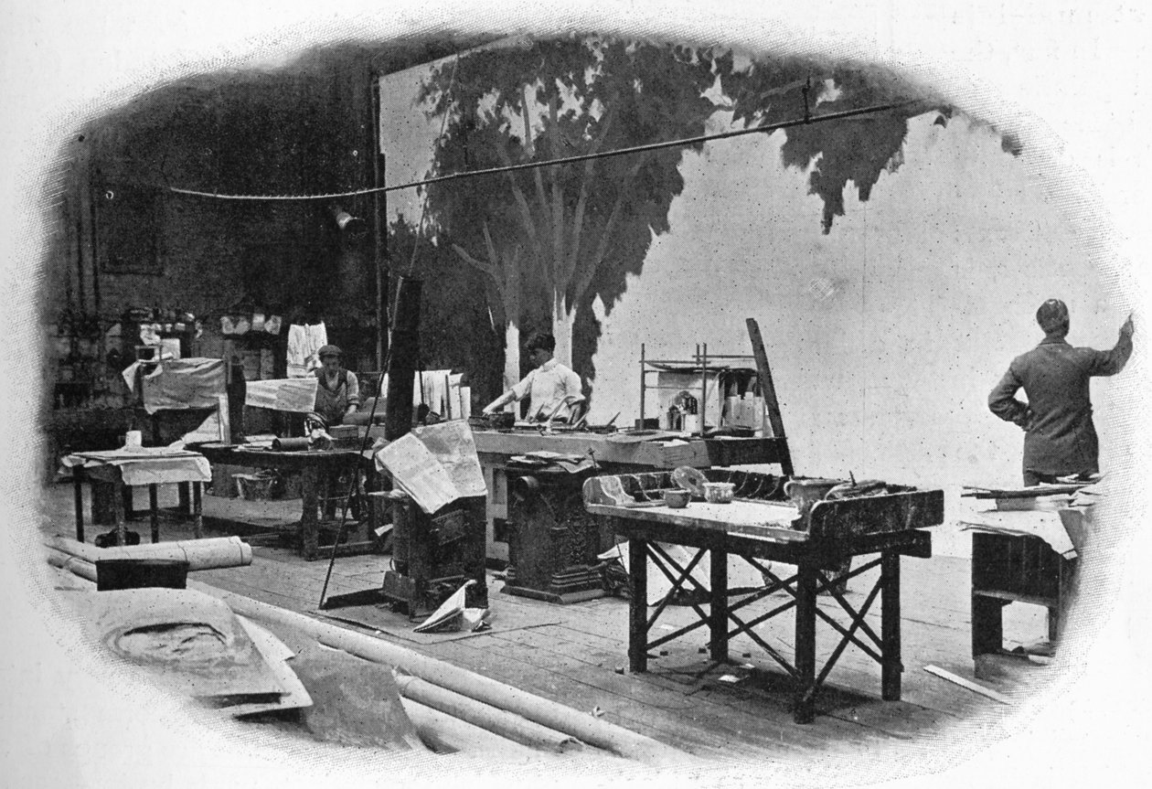 Scène schilderij, Londen, ca. 1900 1901 door Unbekannt