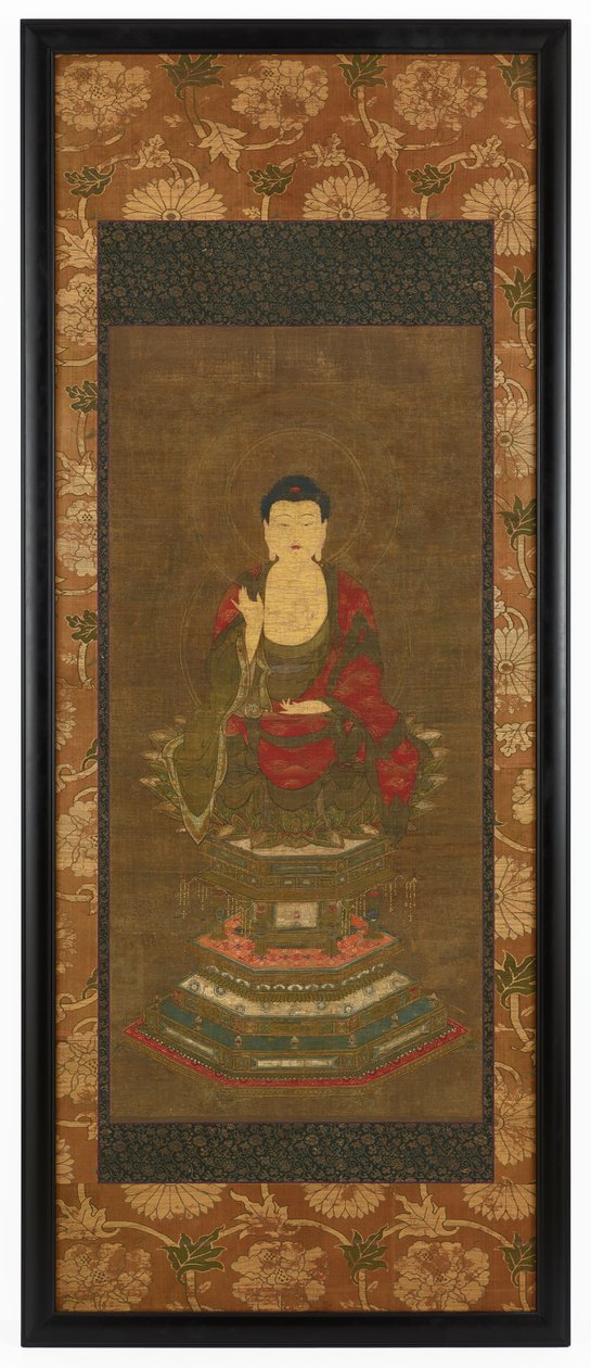 Shakyamuni predikend door Unbekannt