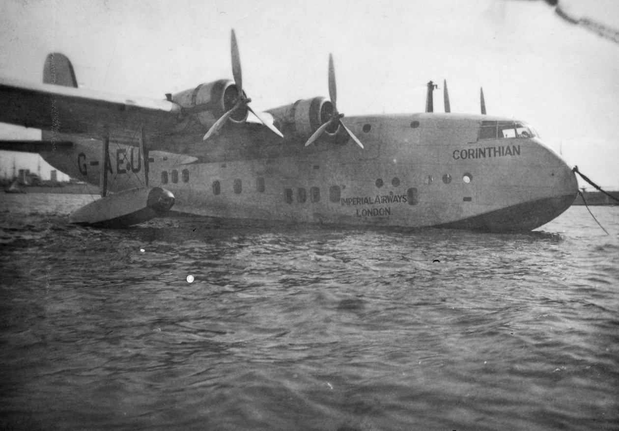 Korte Empire Vliegboot Corinthian, Alexandrië, Egypte, ca. 1938-1941 door Unbekannt