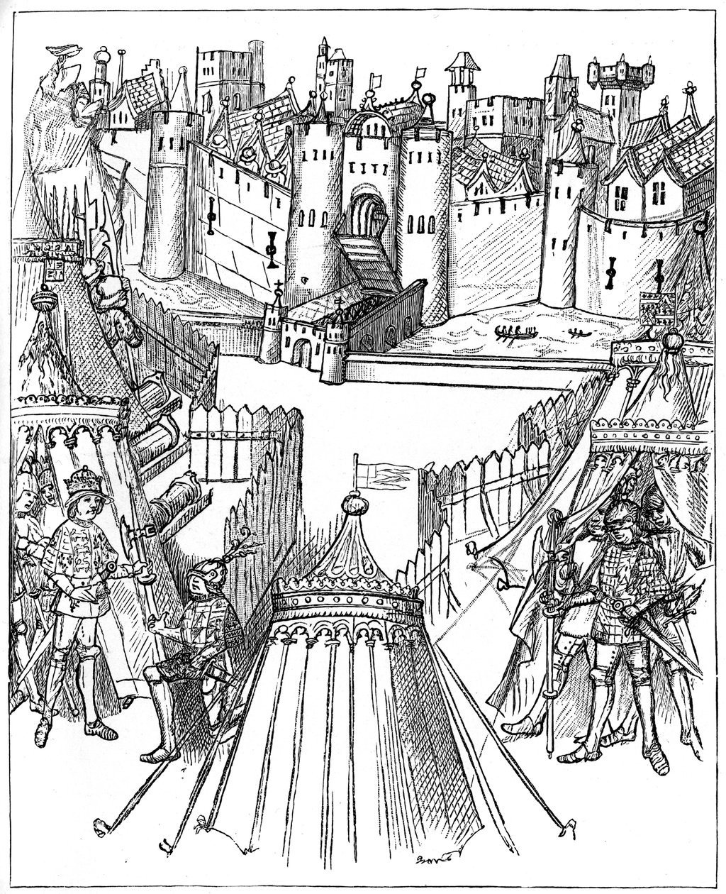 Belegering van Rouen, 1418-1419, 1893 door Unbekannt