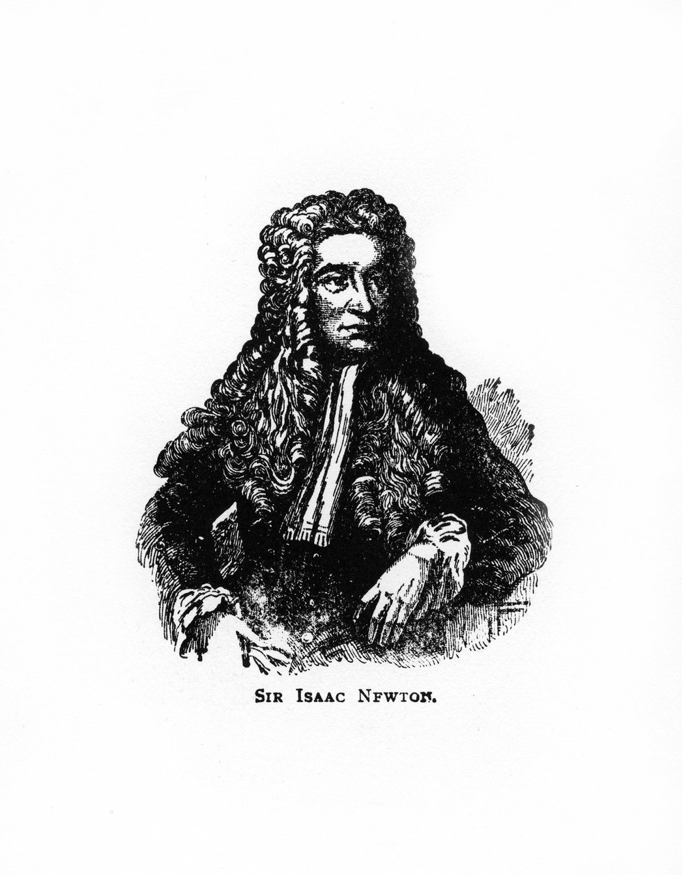 Sir Isaac Newton, Engelse wiskundige, astronoom en natuurkundige, 20e eeuw door Unbekannt