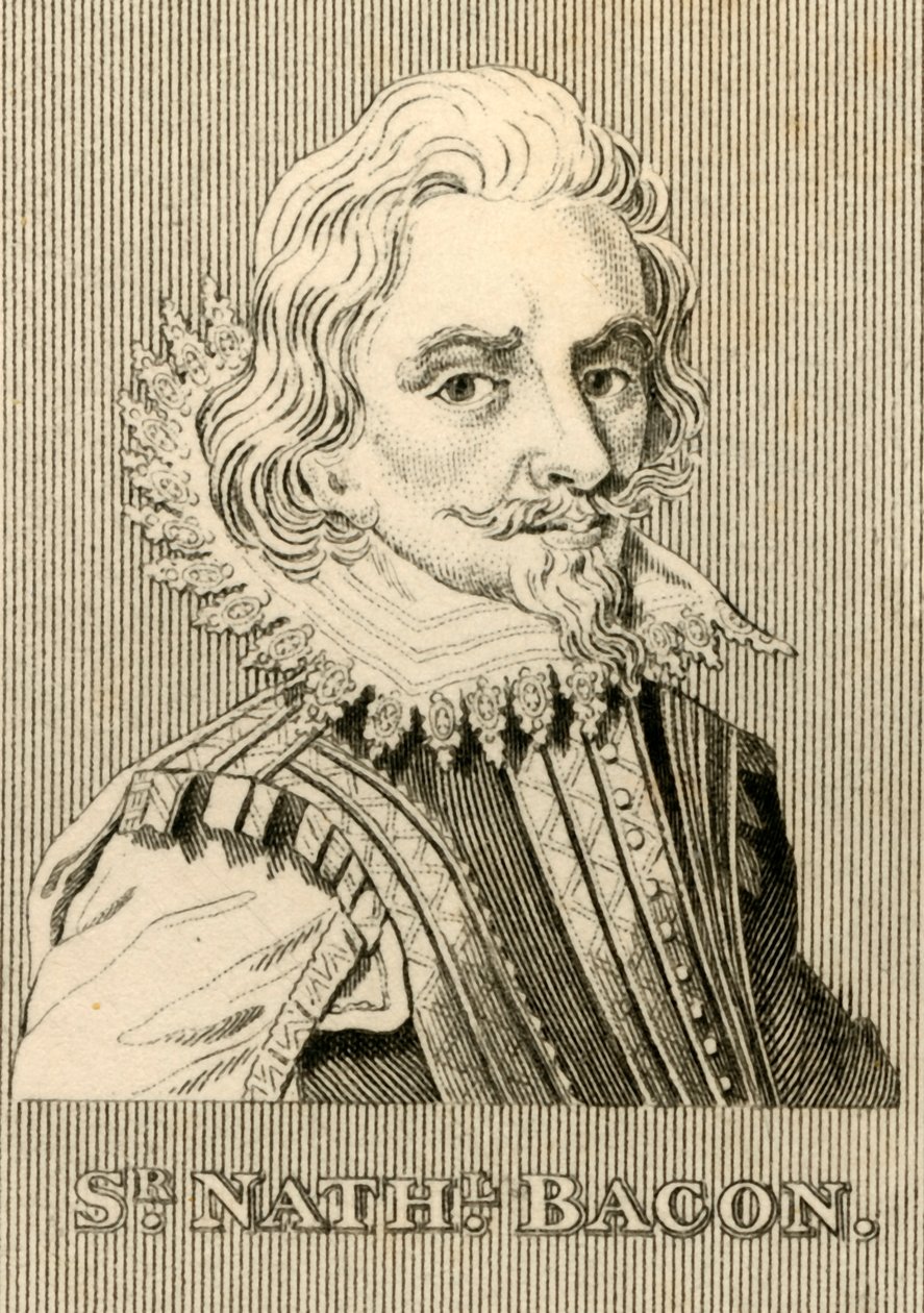 Sir Nathaniel Bacon, 1647-1676, 1830 door Unbekannt