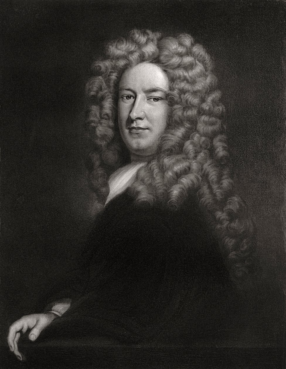 Sir Samuel Garth, Engelse arts en dichter ca. 1705-1710, 1906 door Unbekannt