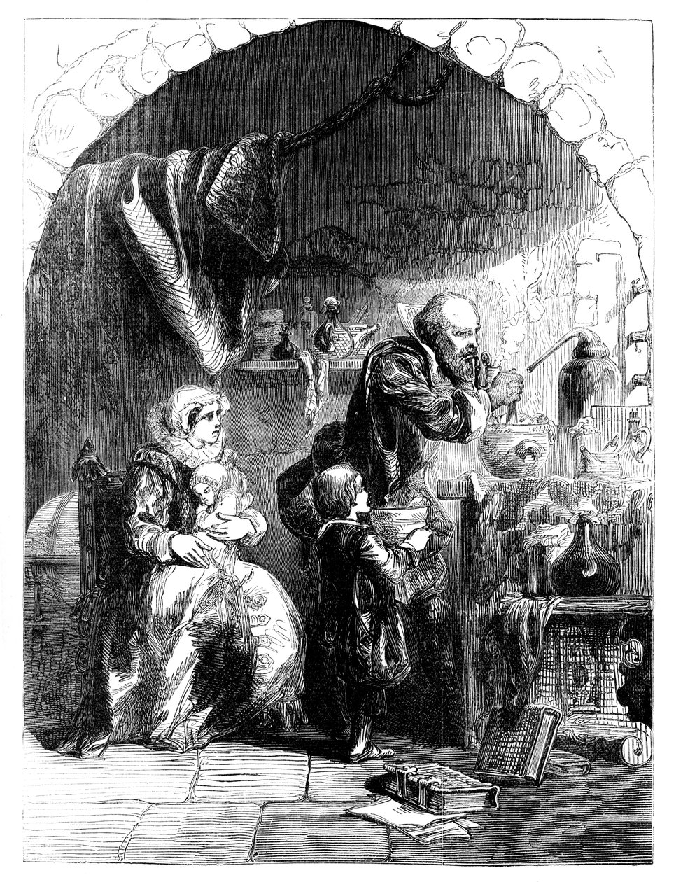Sir Walter Raleigh 1554-1618 in de gevangenis, ca. 1902 door Unbekannt