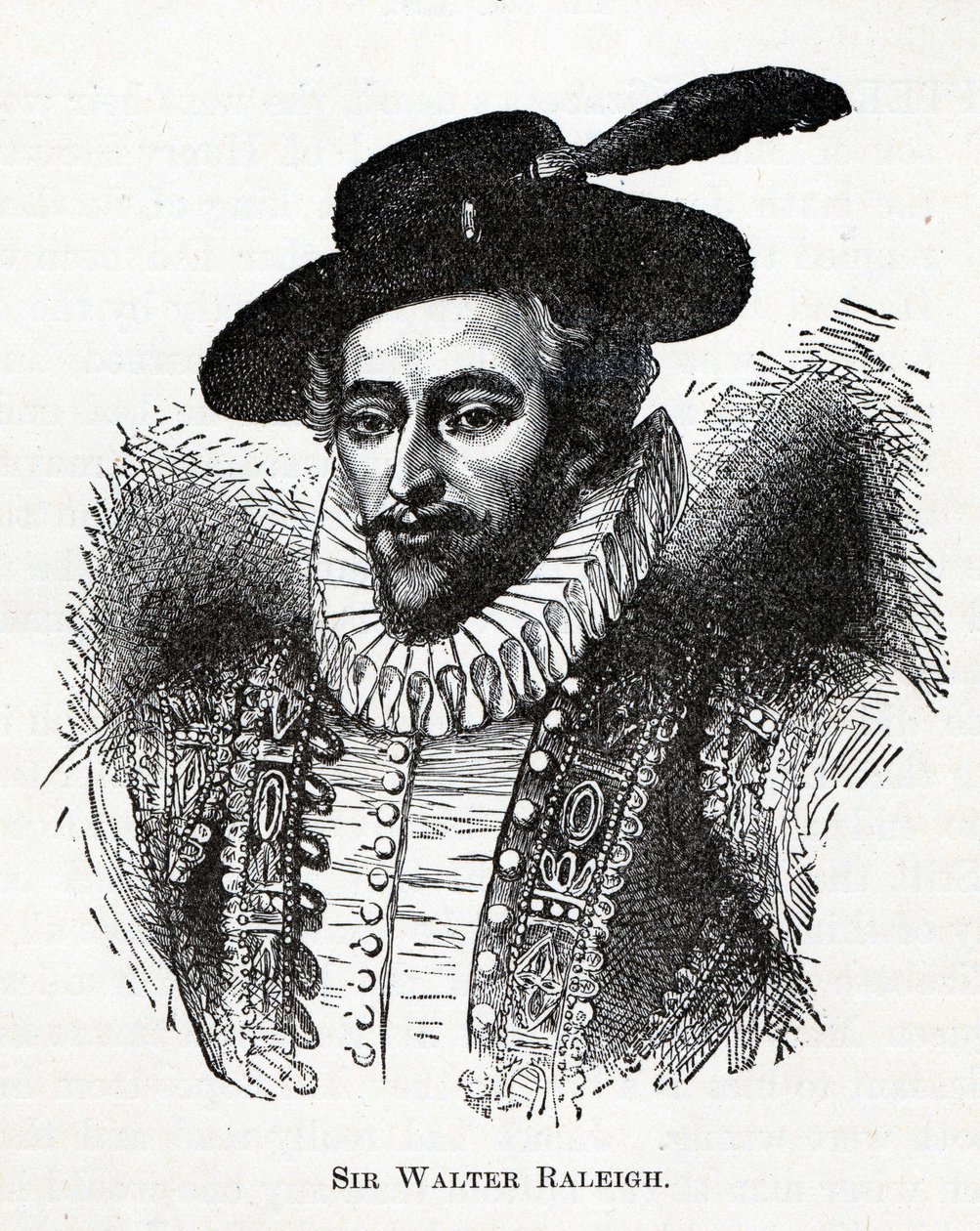 Sir Walter Raleigh, 1882 door Unbekannt