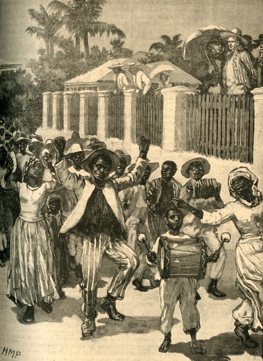 Slavernij emancipatie festival in Barbados, ca. 1834 ca. 1890 door Unbekannt