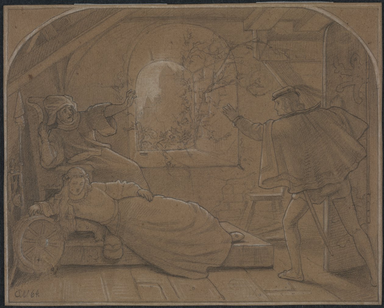 Doornroosje, 1864 door Unbekannt