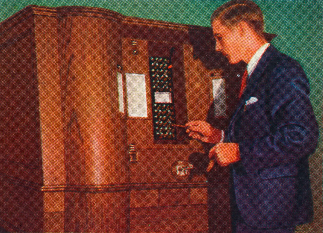 Gokautomaat die bridge speelt door Unbekannt