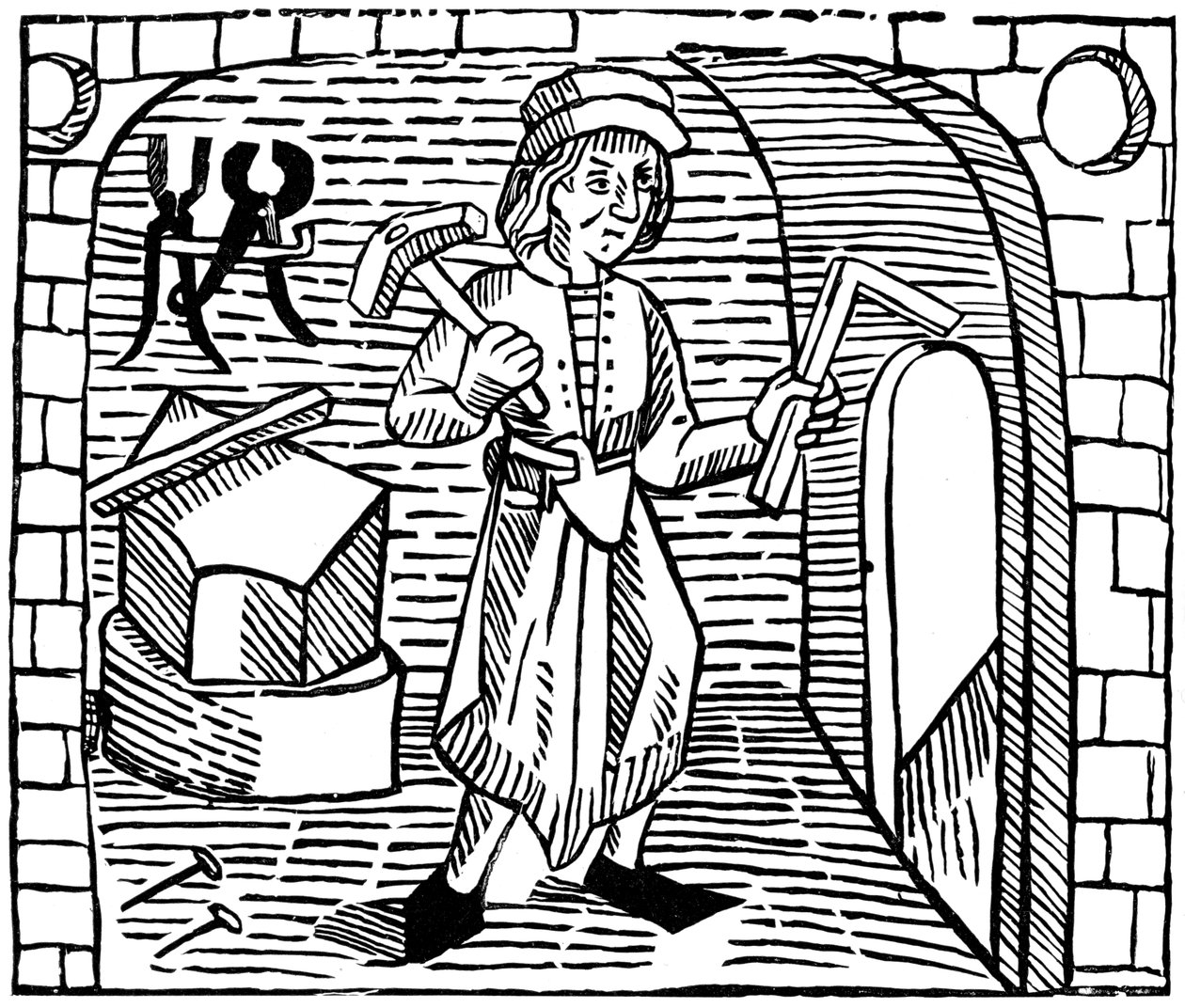 Smith, 15e eeuw, 1893 door Unbekannt