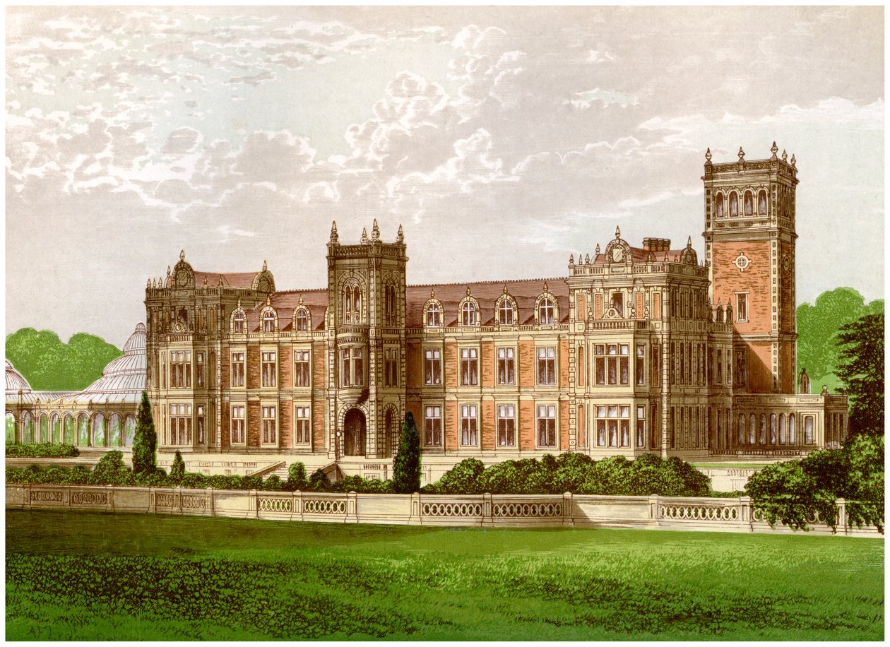 Somerleyton, Suffolk, huis van Baronet Crossley, ca. 1880 door Unbekannt