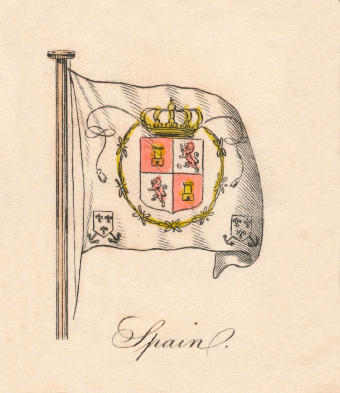 Spanje, 1838 door Unbekannt