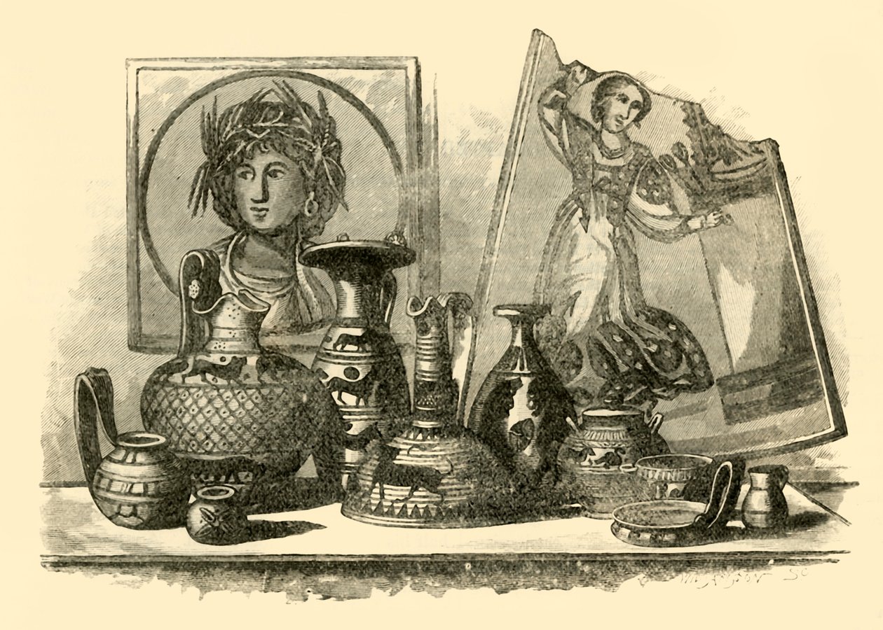 Specimens van Carthaagse kunst, 1890 door Unbekannt