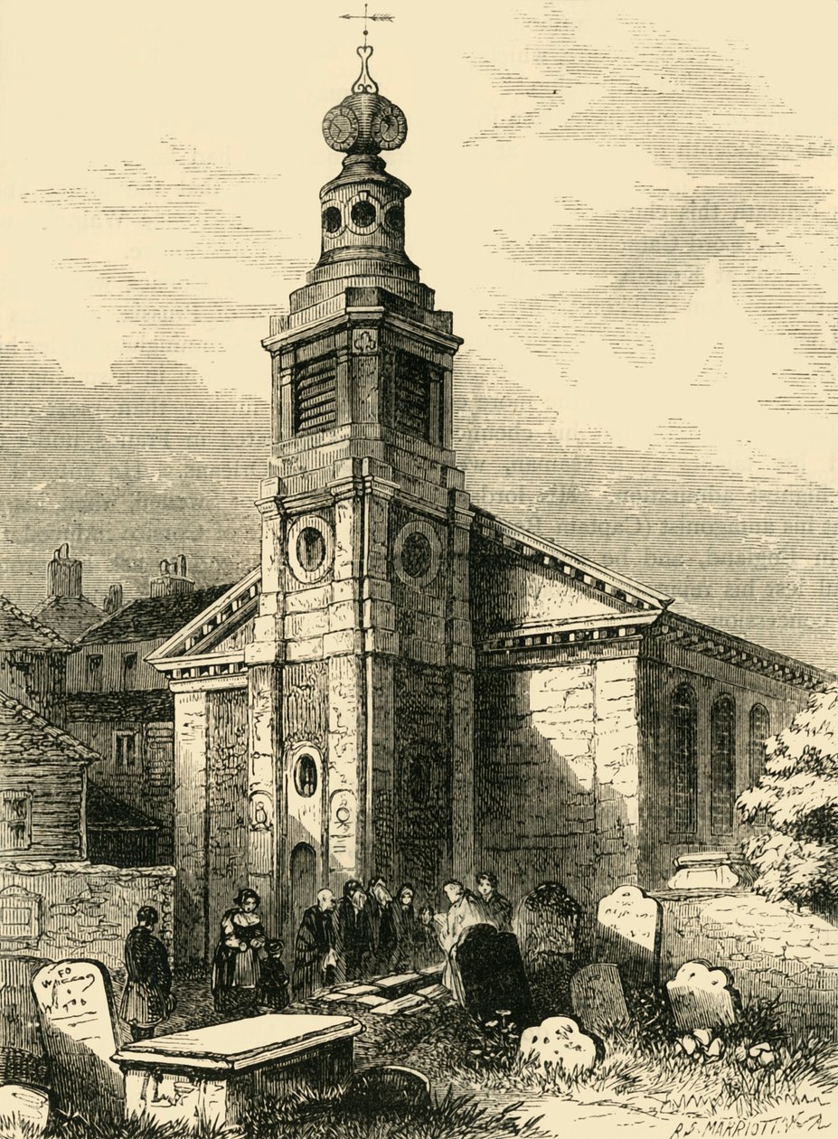 St. Annes, Soho, 1881 door Unbekannt