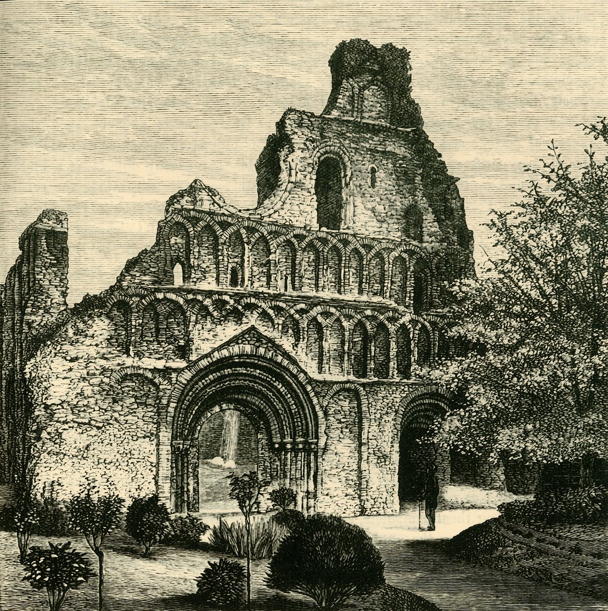 St. Botolphs Priory, 1898 door Unbekannt