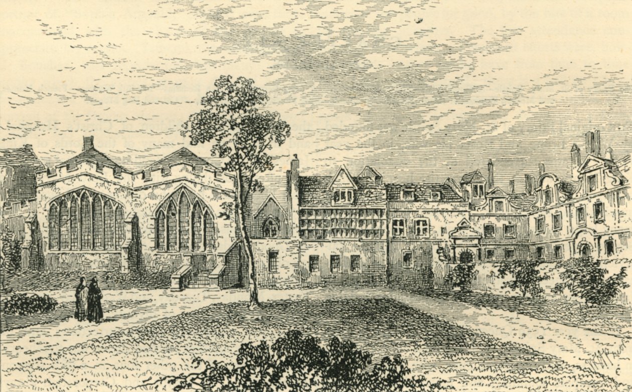 St. Helens Priory, en Leathersellers Hall, c1799, c1872 door Unbekannt