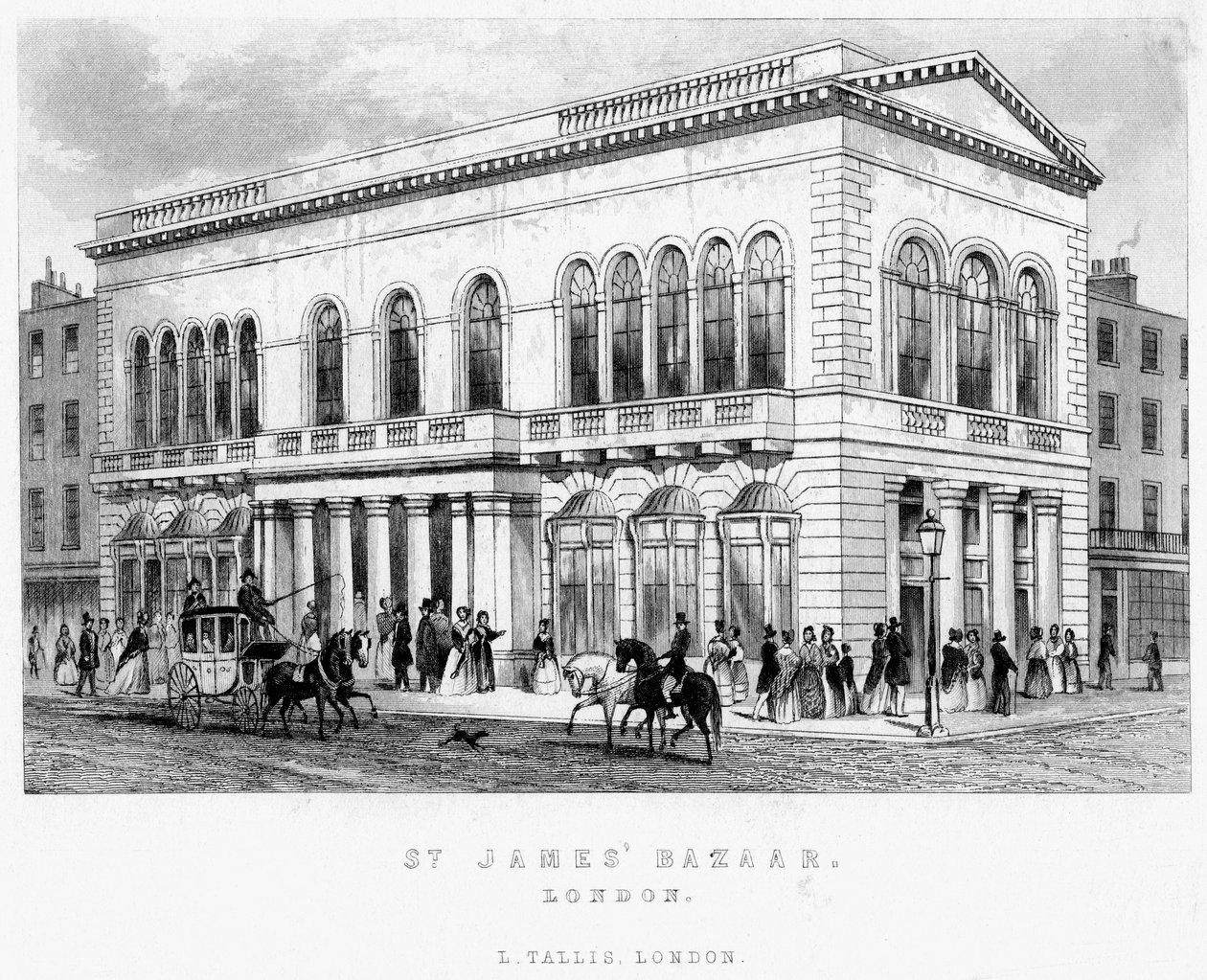 St Jamess Bazaar, Westminster, Londen door Unbekannt