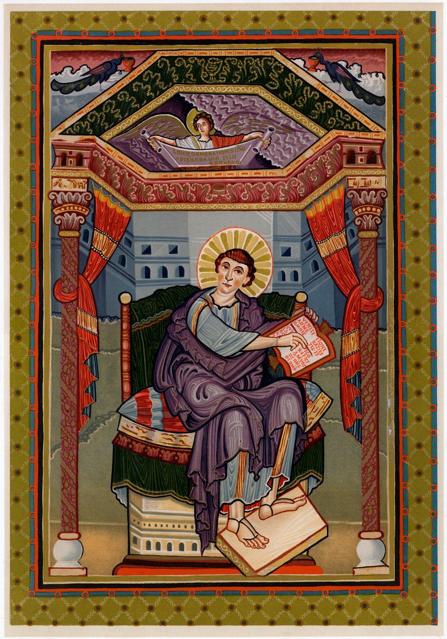 Sint-Mattheüs, ca. 800 n.Chr. door Unbekannt