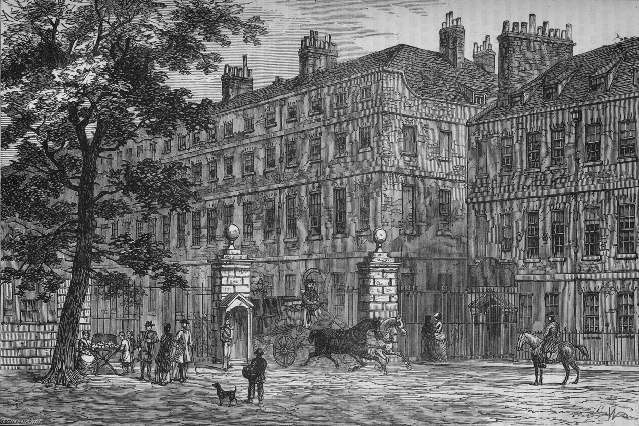Storeys Gate, St Jamess Park, Westminster, Londen, c1820 1878 door Unbekannt