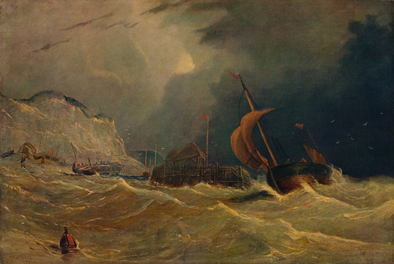 Stormachtige Zeegezicht, ca. 1830, 1938 door Unbekannt