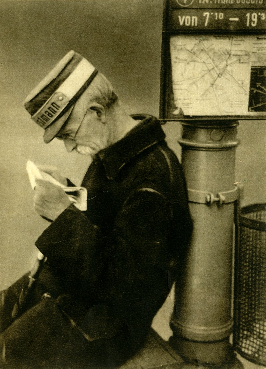 Straatscène, Wenen, Oostenrijk, ca. 1935 door Unbekannt