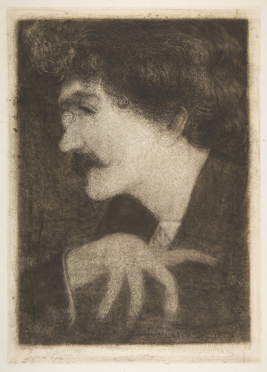 Suggestie door Whistler voor zijn Portret, 1870s door Unbekannt