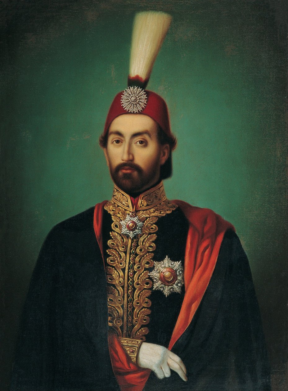 Sultan Abdülmecid I, midden 19e eeuw door Unbekannt