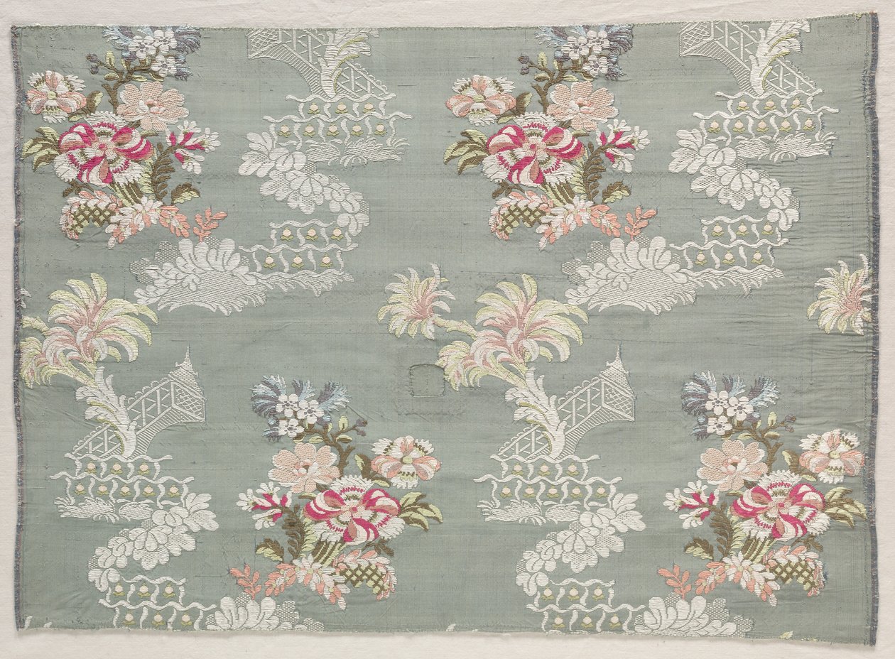 Taffeta, Brokaat, ca. 1750 door Unbekannt