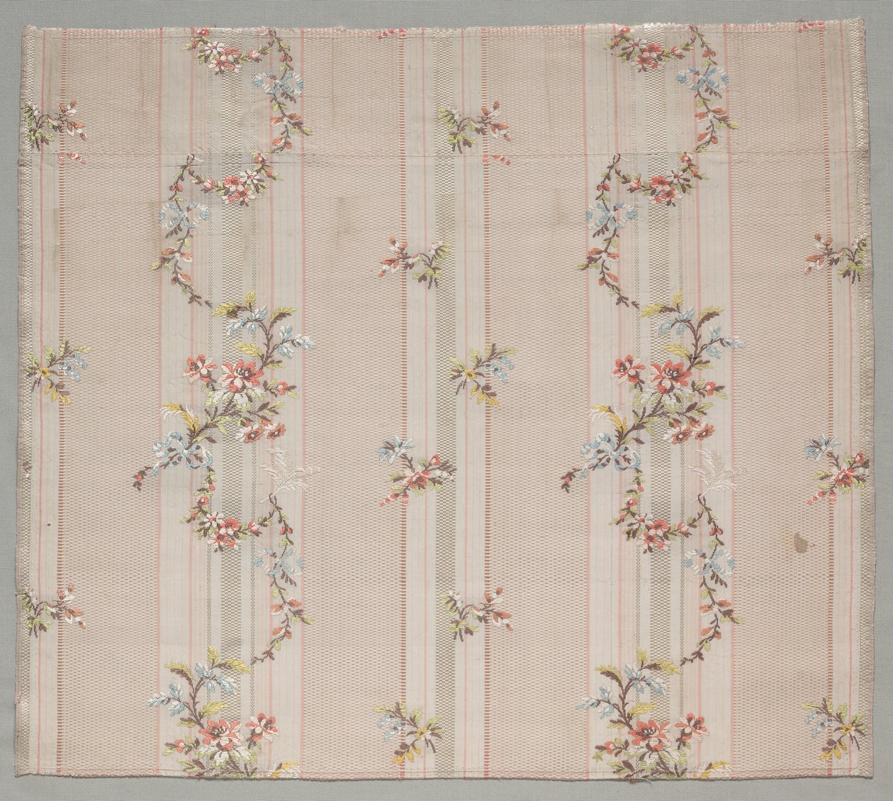 Taffeta Fragment, 1774-1793 door Unbekannt