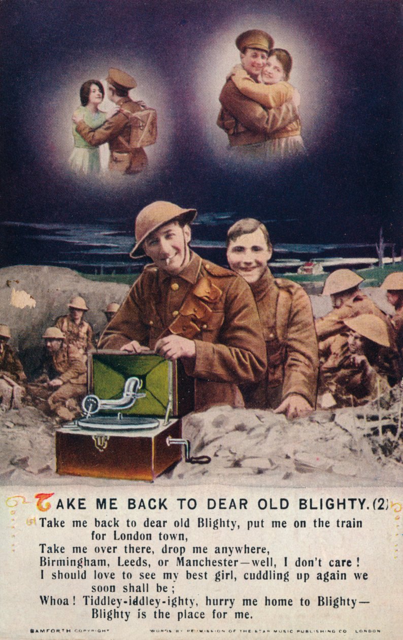 Breng me terug naar het oude geliefde Blighty 2, ca. 1916 door Unbekannt