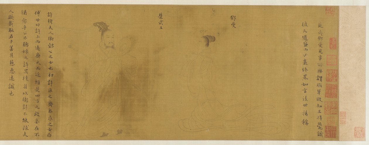 Tien figuren van mannen en vrouwen van rang, 1368-1644 door Unbekannt