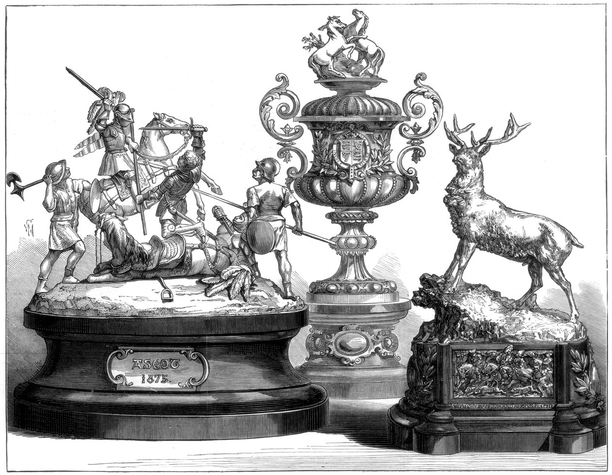De Ascot-prijsplaat, 1875 door Unbekannt