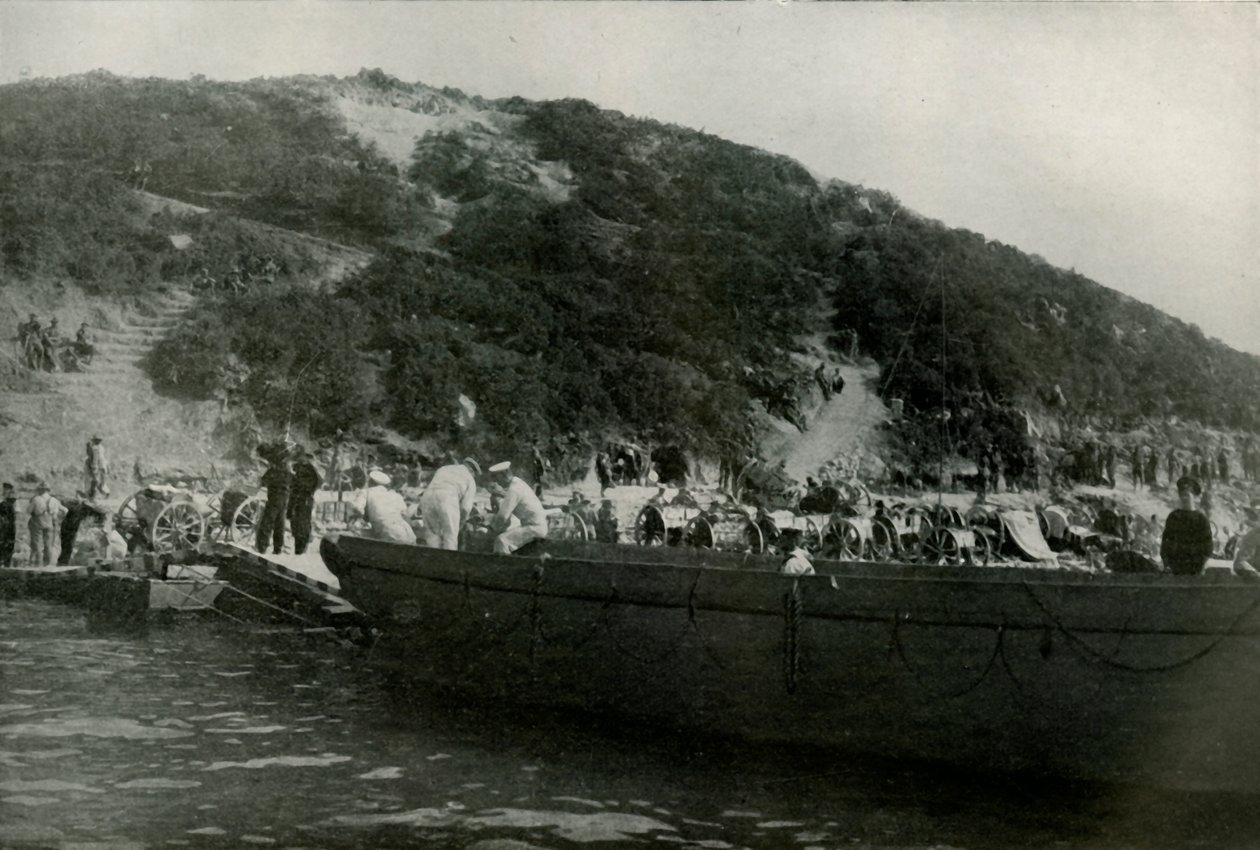 De Australische Landingsplaats bij Gaba-Tepe, 1919 door Unbekannt