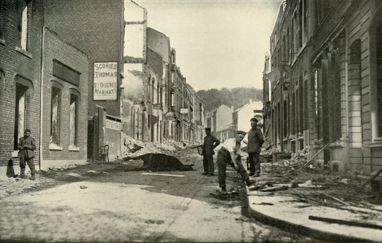 De Avenue De Maastricht, Visé, 1919 door Unbekannt