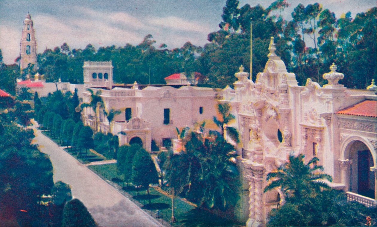 De laan van paleizen, ca. 1935 door Unbekannt