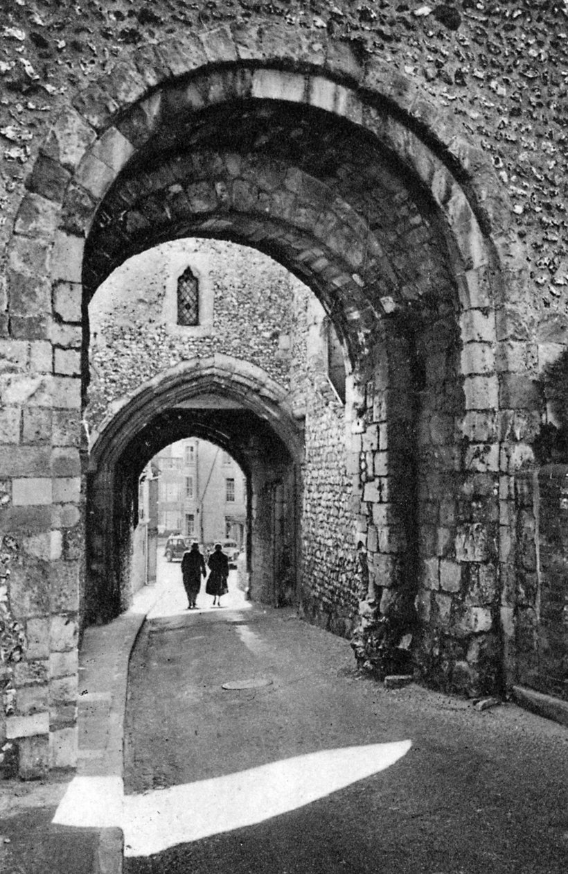 De Barbican-bogen, Lewes, East Sussex door Unbekannt