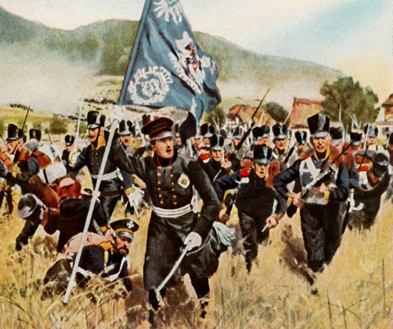 De Slag bij Kulm en Nollendorf, 29 en 30 augustus 1813, 1936 door Unbekannt