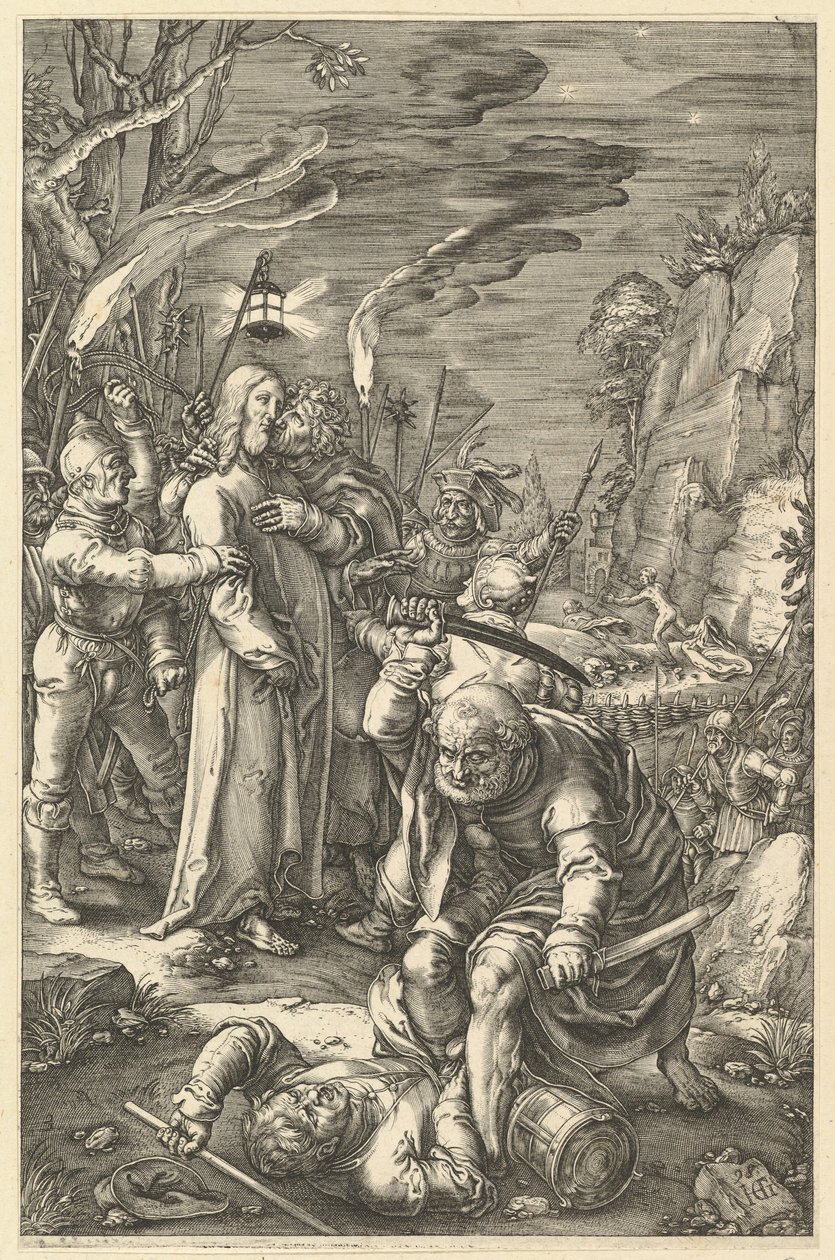 Het Verraad van Christus, uit De Passie van Christus door Unbekannt