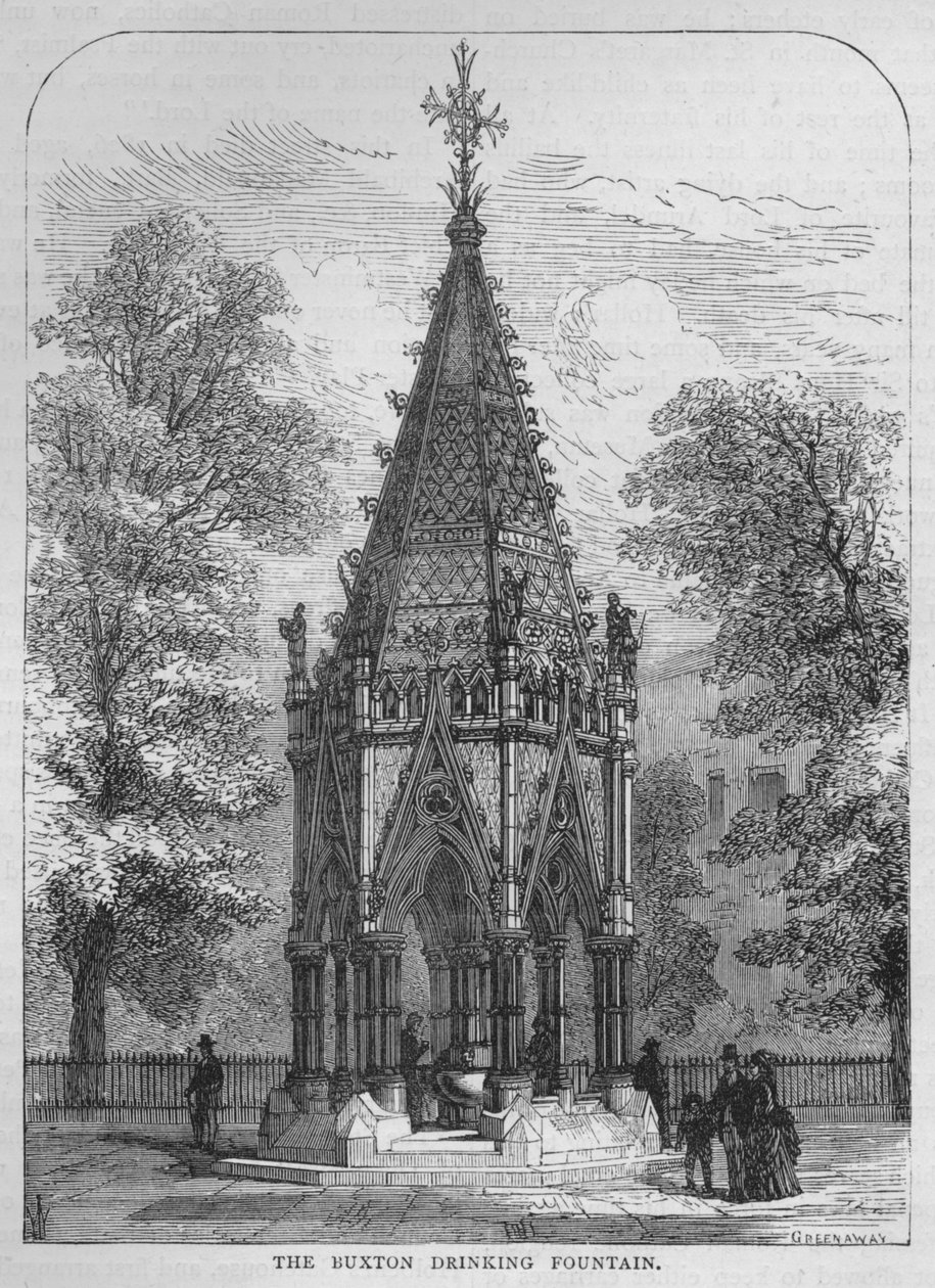 De Buxton Drinkfontein, Westminster, Londen, ca. 1870-1878 door Unbekannt