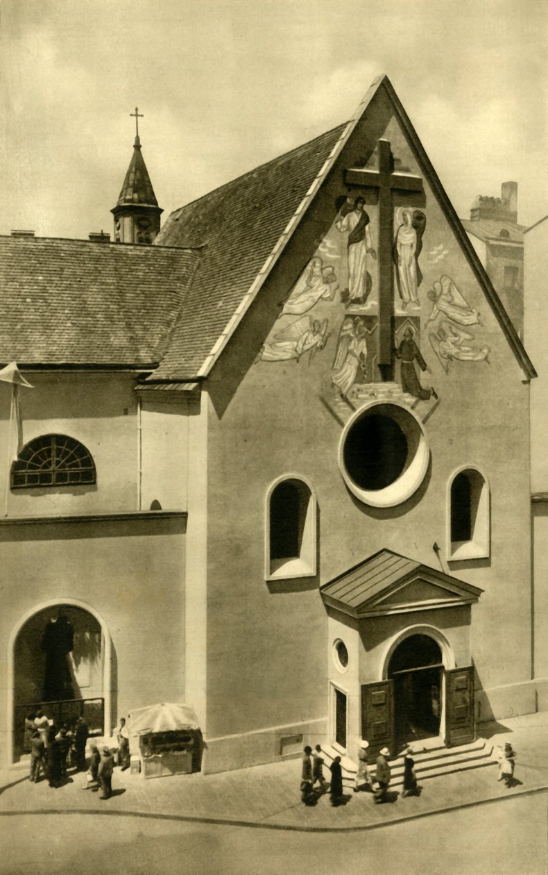De Kapucijnenkerk, Wenen, Oostenrijk, ca. 1935 door Unbekannt