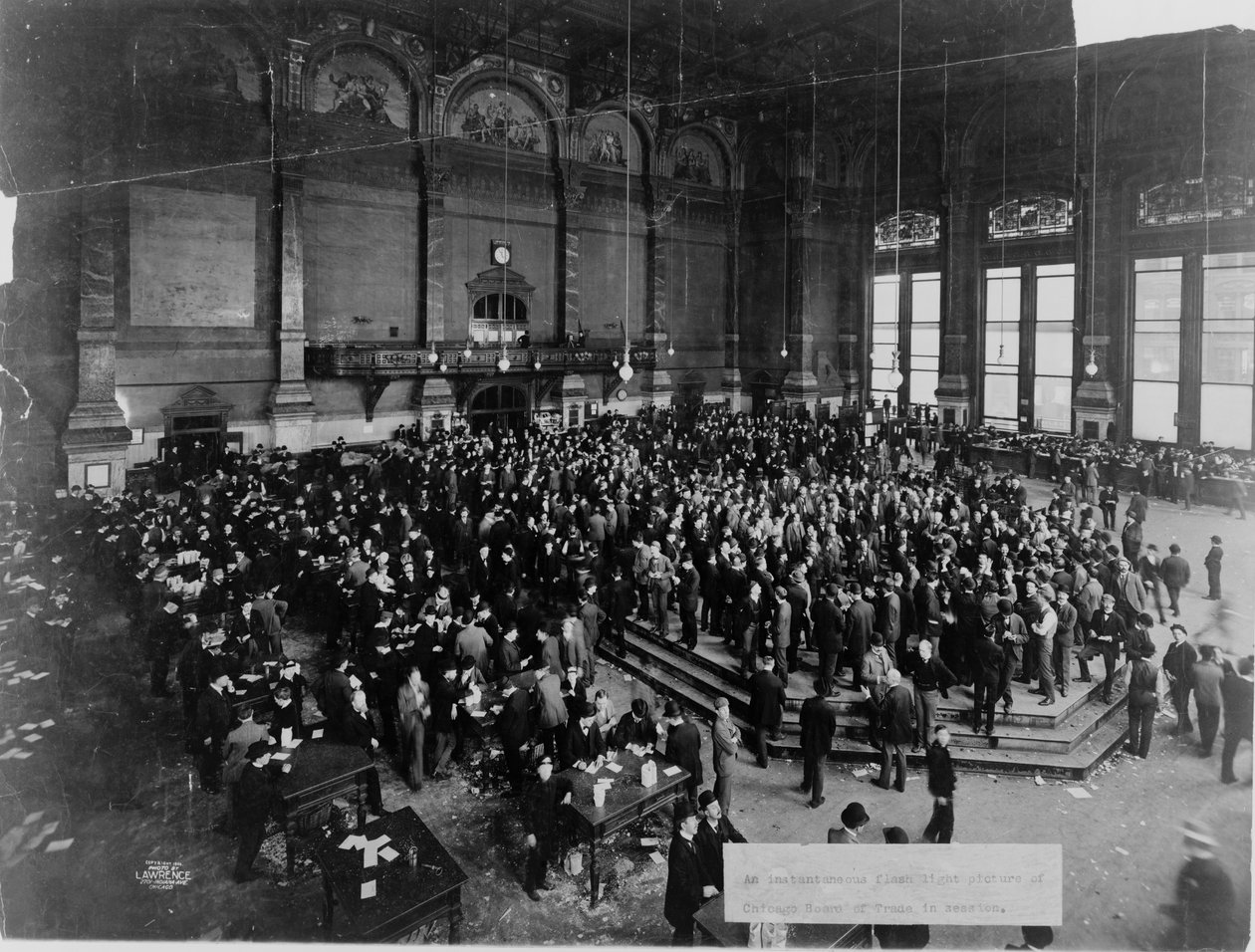 De Chicago Board of Trade in zitting door Unbekannt