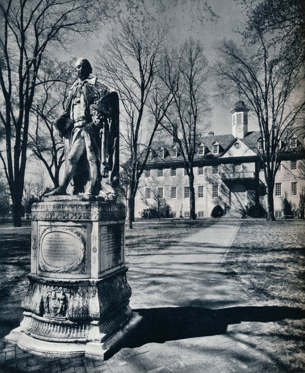 Het College van William en Mary, ca. 1938 door Unbekannt