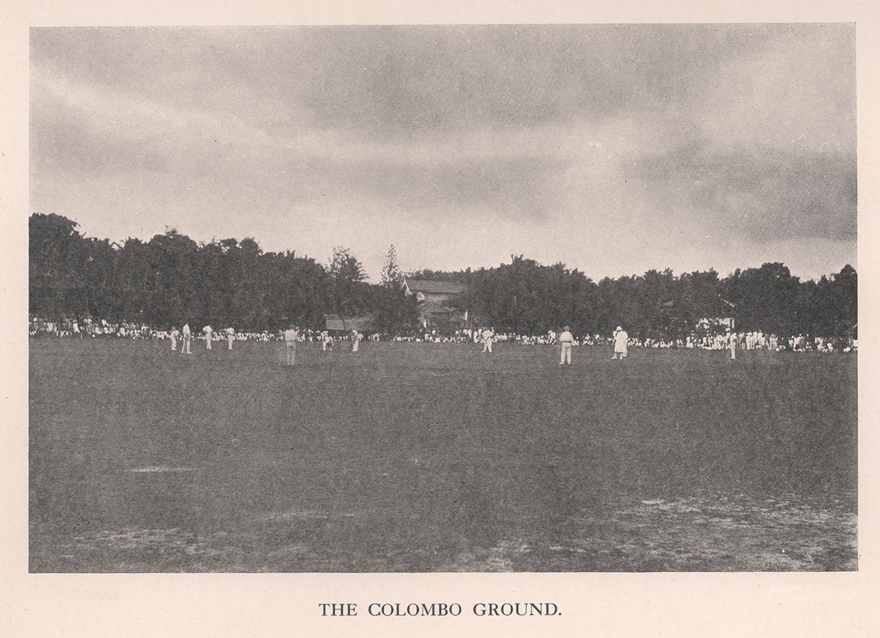 Het Colombo Cricket Ground, Ceylon, 1912 door Unbekannt