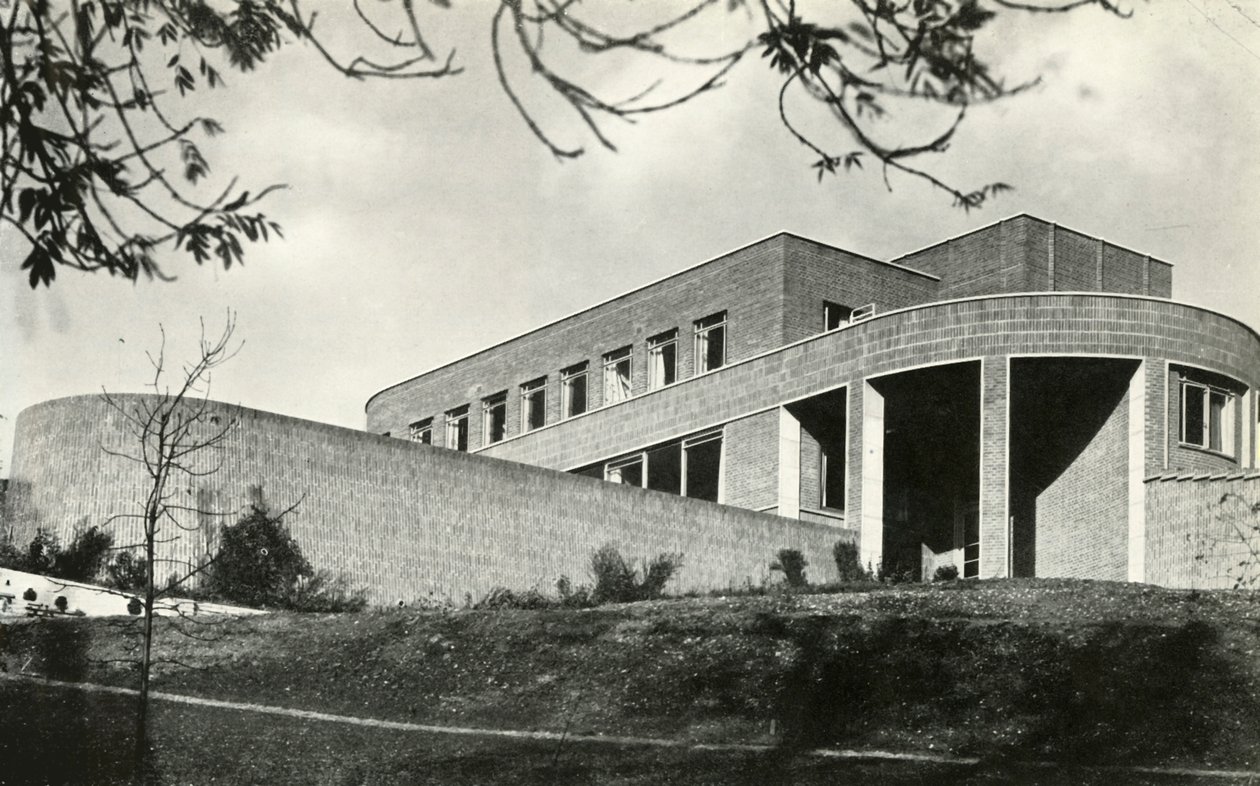 De Hedendaagse Idioom Bakstenen Huis in Hampstead, Londen, 1941 door Unbekannt