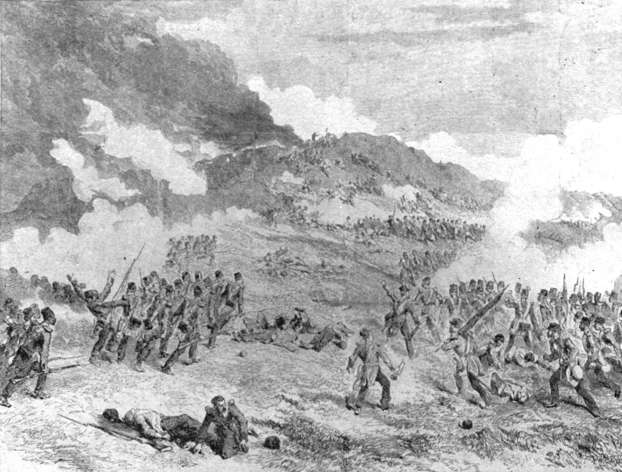 De Krimoorlog, 1854-56: De inname van Sebastopol: Bestorming van de Redan, 8 september 1855 door Unbekannt