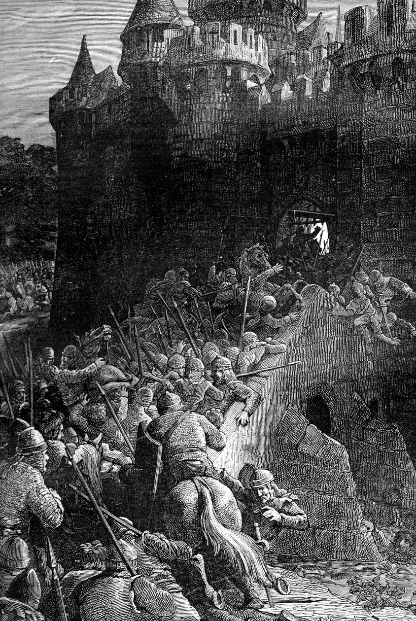De ruzie van de kruisvaarders, 1909 door Unbekannt